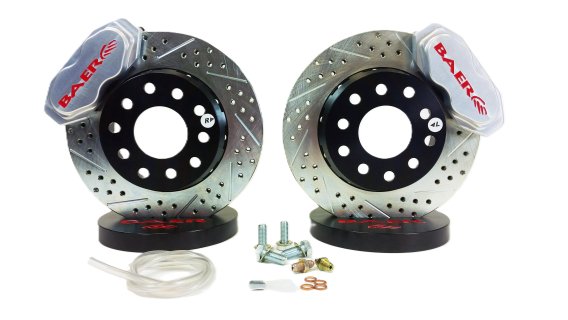 Deep Stage SS4 Plus Brake System Front 94-04 Ford Mustang (Sn95) Clear Baer Brakes