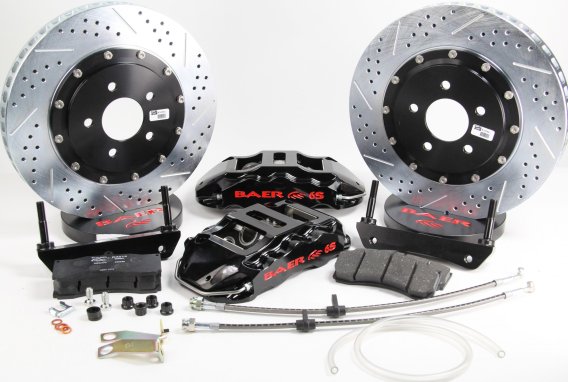 Brake System 15 Inch Front Extreme+ Black 15-16 Mustang BAER Brakes