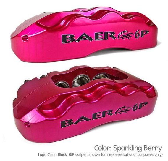 Brake System 11.625 Inch Front SS4+ Deep Stage Drag Race Clear BAER Brakes