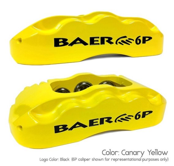Brake System 11.625 Inch Front SS4+ Deep Stage Drag Race Clear BAER Brakes
