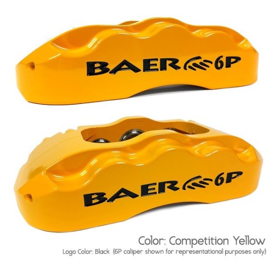 Brake System 11.625 Inch Front SS4+ Deep Stage Drag Race Clear BAER Brakes