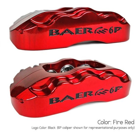 Brake System 11.625 Inch Front SS4+ Deep Stage Drag Race Clear BAER Brakes