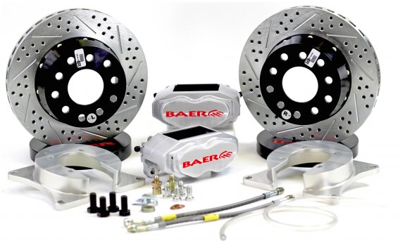 Brake System 11 Inch Rear SS4+ Deep Stage Clear 2015 Mustang BAER Brakes