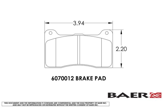 SS4 Plus Deep Stage Rear 15-23 Mustang (S550) Except GT350 Clear Baer Brakes