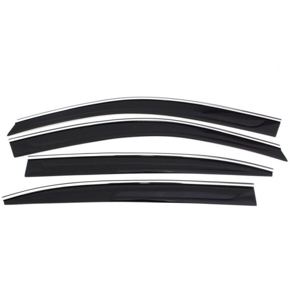 Auto Ventshade 794060 Ventvisor Low Profile Side Window Deflector with Chrome Trim, 4-pc set for ...