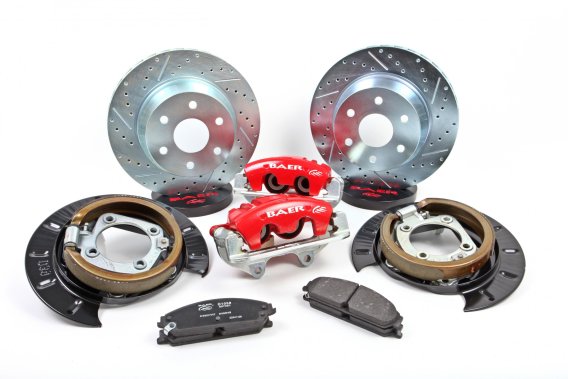 Brake System 14 Inch Rear AlumaSport 99-14 GM 1500 BAER Brakes