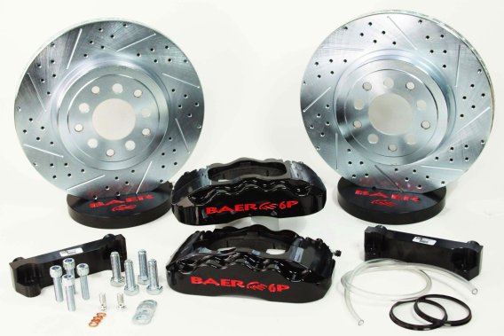 Brake System 14 Inch Rear Pro Black 06-09 TrailBlazer SS BAER Brakes