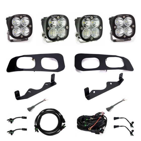 Ford Super Duty 2023-On  Dual Sportsmen Fog Pocket Kit Baja Designs