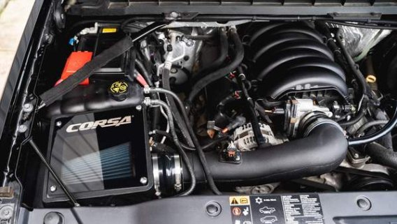 Closed Box Air Intake With MaxFlow 5 Oiled Filter For 14-19 Silverado/Sierra 1500/Tahoe/Suburban/...