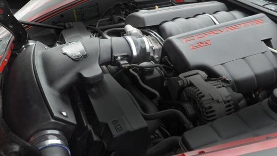 Closed Box Air Intake with Pro5 Oiled Filter 2008-2013 Chevrolet Corvette C6 Corsa Performance