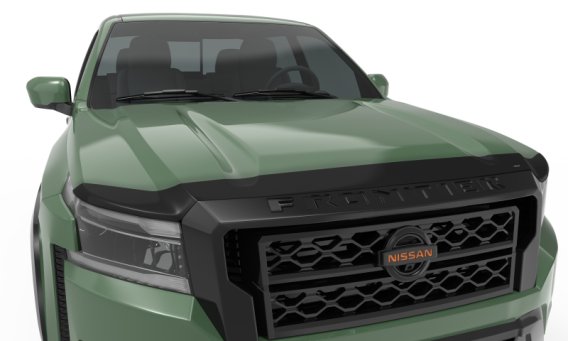 Auto Ventshade 322195 Aeroskin Flush Mount Dark Smoke Hood Protector for 22 Nissan Frontier
