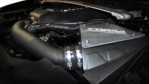 Closed Box Air Intake with Pro5 Oiled Filter 2011-2014 Ford Mustang GT Corsa Performance