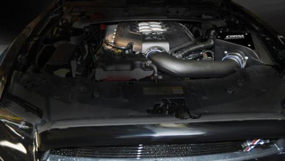Closed Box Air Intake with Pro5 Oiled Filter 2011-2014 Ford Mustang GT Corsa Performance