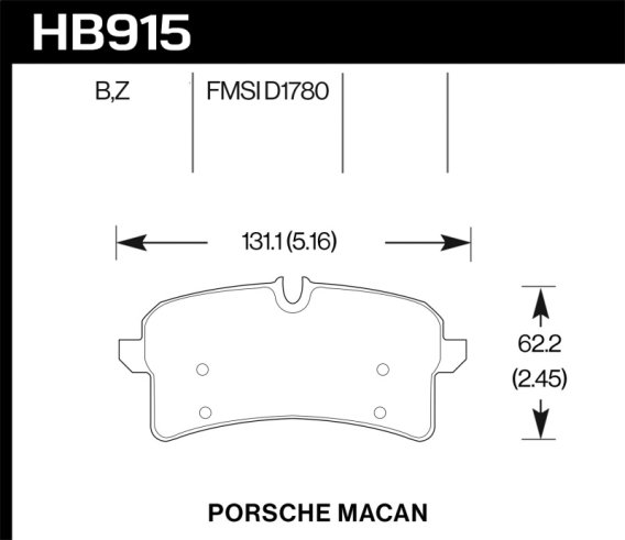 HAWK HPS 5.0 Brake Pad Sets