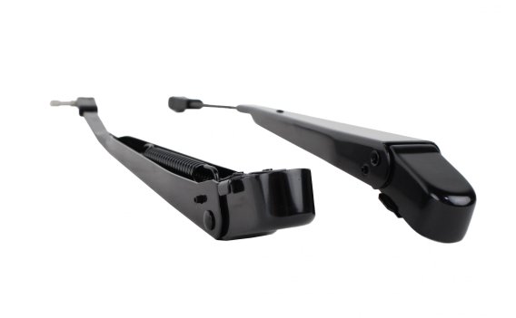 Jeep YJ Windshield Wiper Arms Pair 87-95 Wrangler TJ Powdercoat Black Kentrol