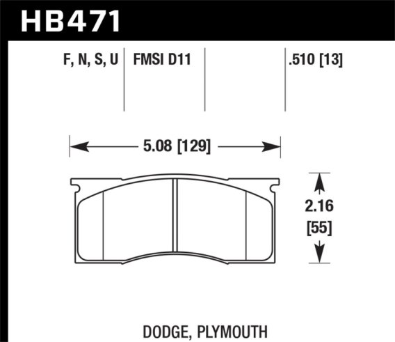 HAWK HPS Brake Pad Sets