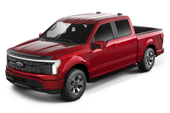 AVS 436127 Aeroskin II Textured Black Hood Protector 23-24 Ford F-150 Lightning