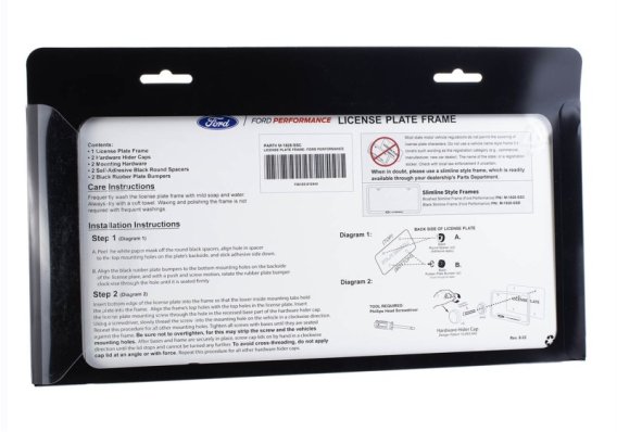 FR License Plate Frames