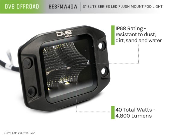 DVE LED Light Bars & Cubes