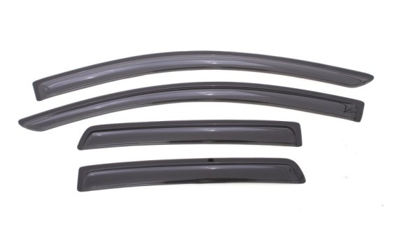 Auto Ventshade 94281 Original Ventvisor Side Window Deflector Dark Smoke, 4-Piece Set for 2007-20...