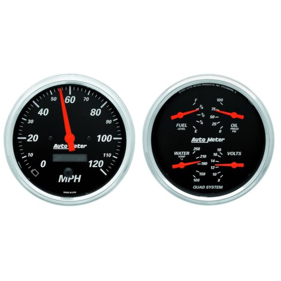 AM Designer Black Gauges