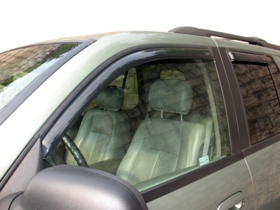 Auto Ventshade 194733 In-Channel Ventvisor Side Window Deflector, 4-Piece Set for 2002-2009 Chevr...
