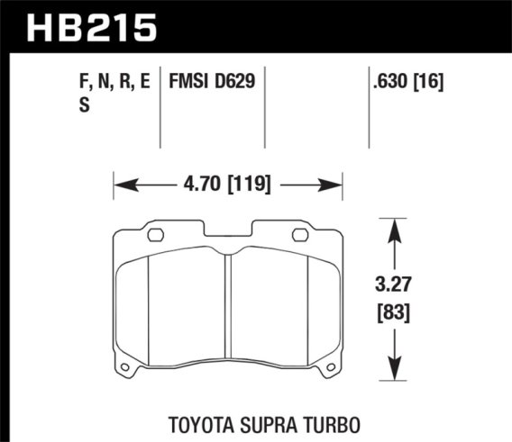 HAWK HPS 5.0 Brake Pad Sets