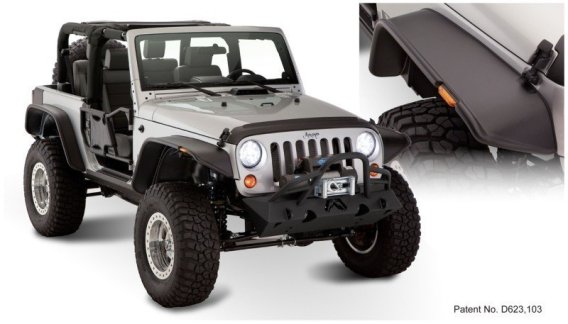 BUS Jeep Flat Style Flares