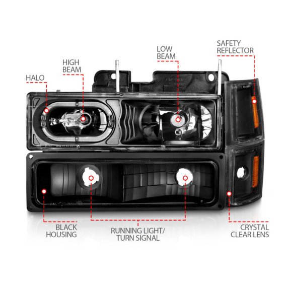 ANZ Crystal Headlights
