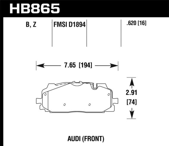 HAWK HPS 5.0 Brake Pad Sets