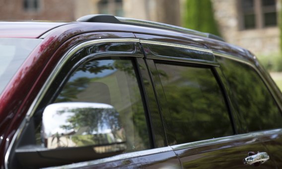 Auto Ventshade 794060 Ventvisor Low Profile Side Window Deflector with Chrome Trim, 4-pc set for ...