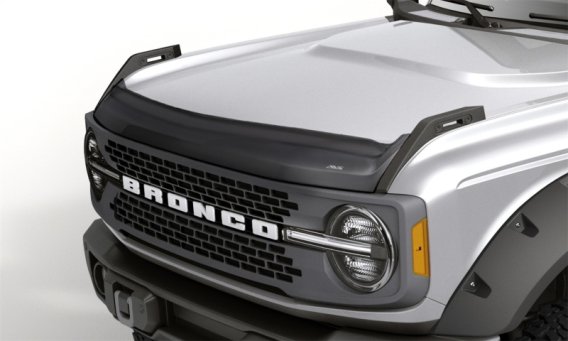 Auto Ventshade 436183 Aeroskin II Textured Black Flush Mount Hood Protector for 2021-2022 Ford Br...