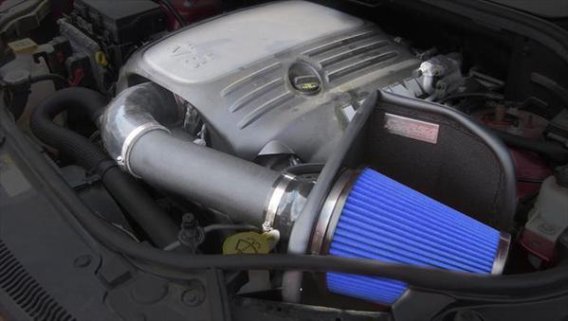 APEX Series Metal Shield Air Intake with MaxFlow 5 Oiled Filter 2011-2017 Dodge Durango Corsa Per...