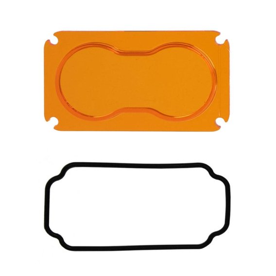 S2 Light Pod Lens Kit (Spot; Factory Amber) Baja Designs