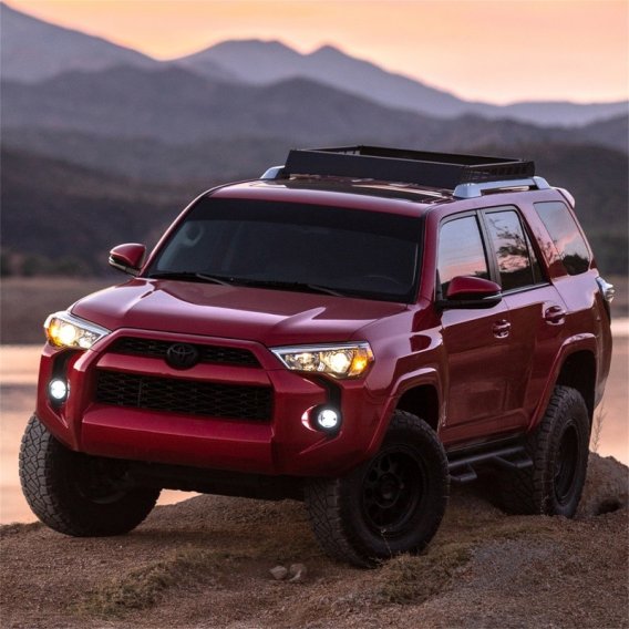 2014+TUNDRA/4RUNNER/2016+TACOMA FOG MOUNT KIT W/1 SET 360-SERIES 4IN SAE YLW