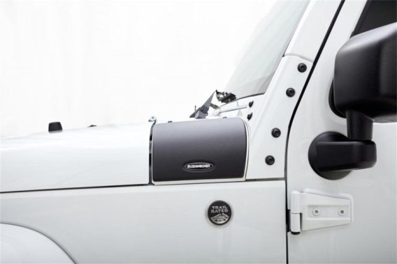 Bushwacker 14015 Black Trail Armor Cowl Covers for 2007-2018 Jeep Wrangler JK, 2-Door and 4-Door,...
