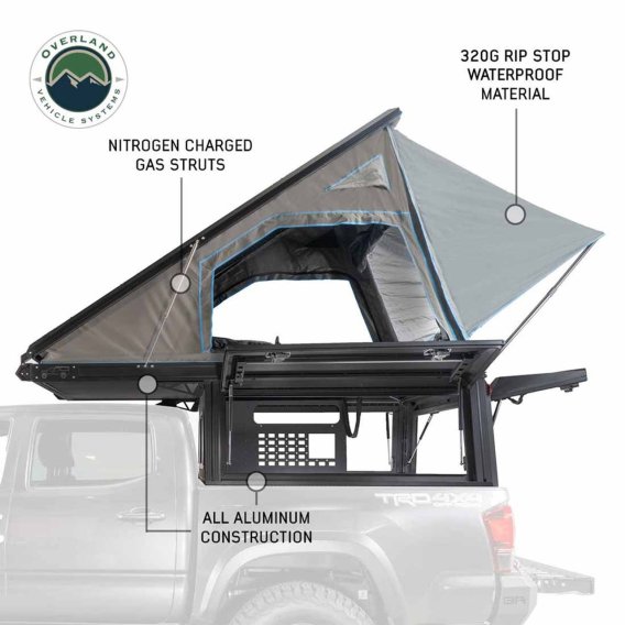 MagPak Camper W/Tent, Lights, Rear Molle Panel, Side Tie Downs, Front and Rear Windows 14-24 GM C...