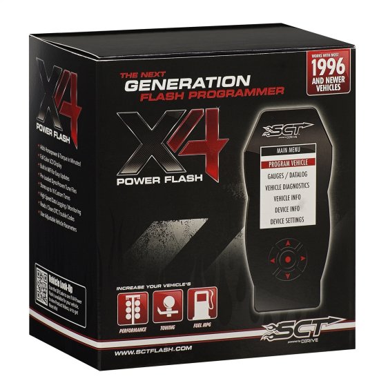 4X Power Flash Programmer Pre Loaded Ford Models SCT Performance