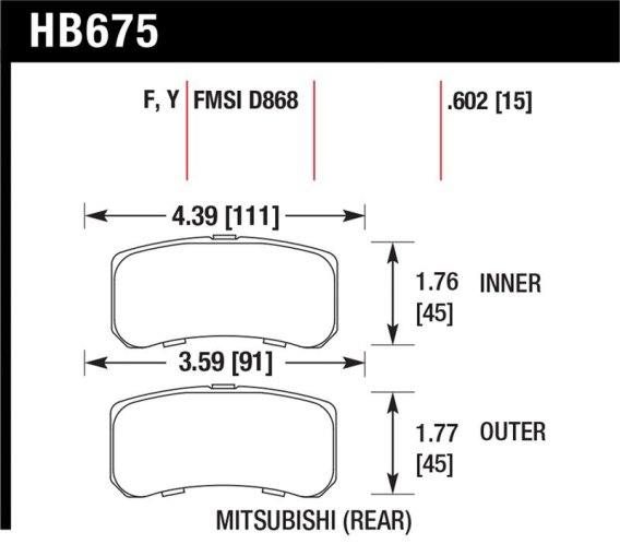 HAWK LTS Brake Pads