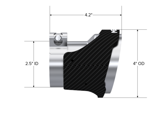 MBRP Univ Exhaust Tips Carbon