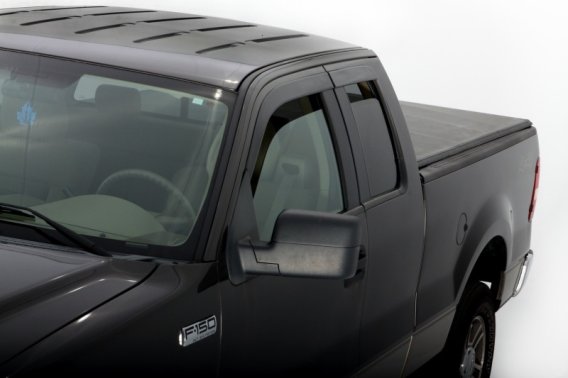 Auto Ventshade 894009 Low Profile Dark Smoke Ventvisor Side Window Deflector, 4-Piece Set for 200...