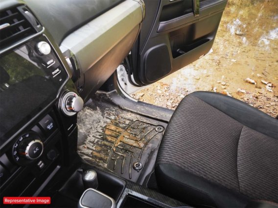 WT 3D FloorMat - Front - Blk