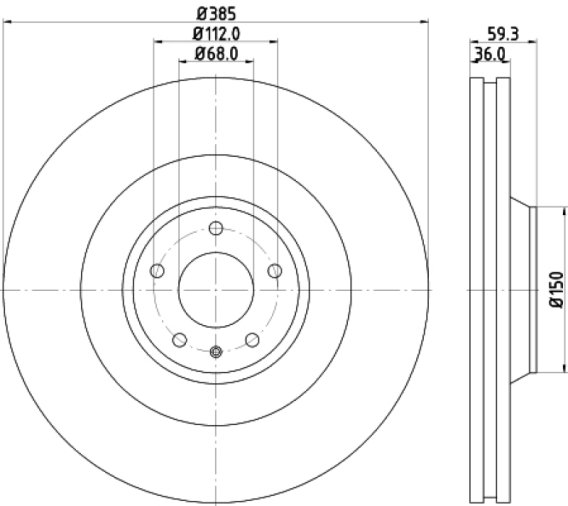 HELLA Brake Rotor