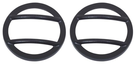 Jeep JK Headlight and Marker Cover Set 6 Pieces 07-18 Wrangler JK Textured Black Kentrol
