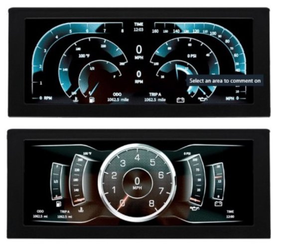AM InVision Digital Dash
