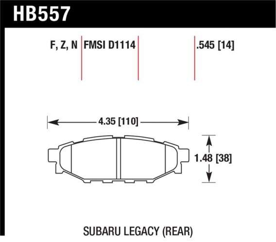 HAWK Ceramic Brake Pad Sets