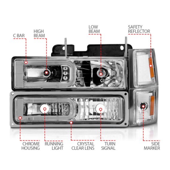ANZ Crystal Headlights