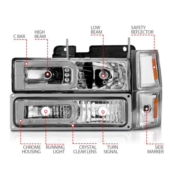 ANZ Crystal Headlights