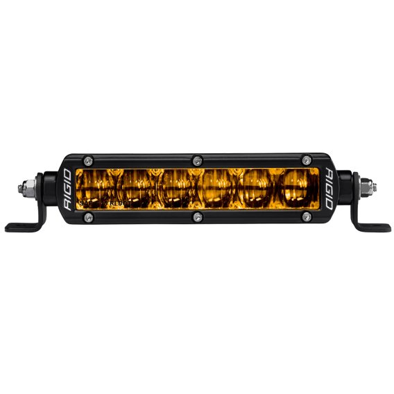SAE J583 Compliant Selective Yellow Fog Light Pair Sr-Series Pro 6 Inch Street Legal Surface Moun...