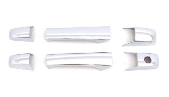 Auto Ventshade 685111 Chrome Door Handle Covers, 2-Door Set for 2007-2013 Silverado/Sierra 1500, ...